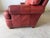 Vintage Hancock & Moore English Style Red Leather 3-Seater Sofa For Sale - Image 9 of 12