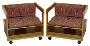 Set of Lounge Chairs, Italy, 1970s-1980s