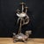 Pair of Vintage Bronze Turtle Dragon and Crane Candle Holders For Sale In Los Angeles - Image 6 of 9