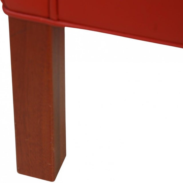 2212 Two-seater Sofa in Red Leather by Børge Mogensen, 1990s For Sale - Image 16 of 18