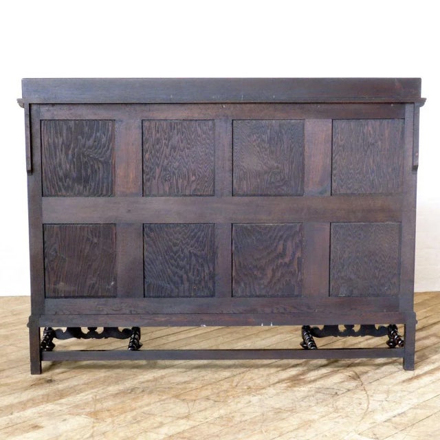 Vintage Oak Bookcase For Sale - Image 13 of 15
