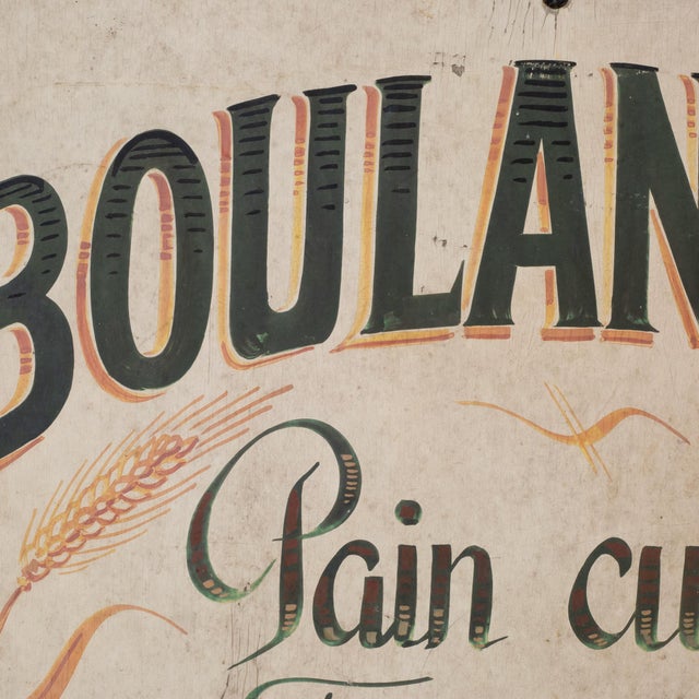 Vintage Hand Painted French Patisserie Sign c.1930-1940 | Chairish