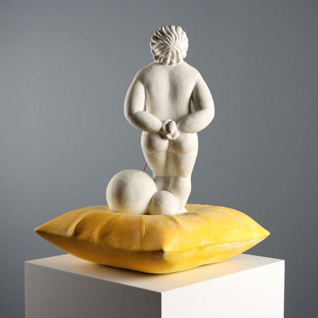 Ceramic Walter Guidobaldi (Wal), Figurative Sculpture, Glazed Ceramic & Plaster For Sale - Image 7 of 9