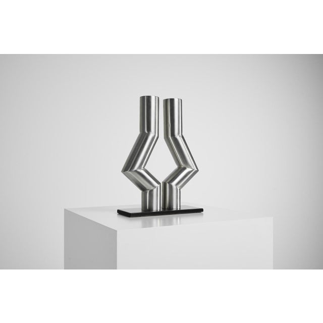 Vintage Tubular Sculpture by Rudolf Wolf, 1975 For Sale - Image 6 of 10
