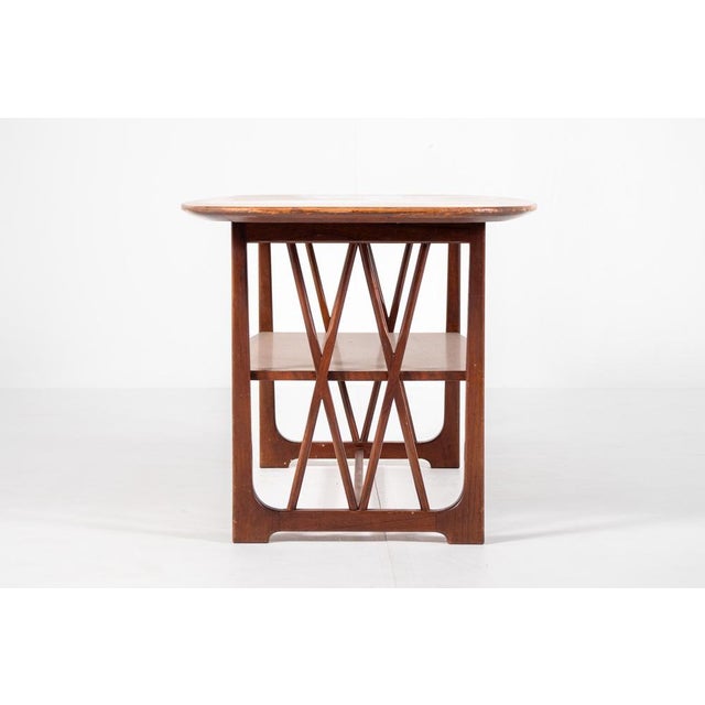 Mid-Century Modern Wooden Coffee Table by A.A. Patijn for Zijlstra Joure, 1950s For Sale - Image 6 of 12