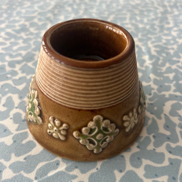 Ceramic Antique English Doulton Lambeth Match Striker For Sale - Image 7 of 7