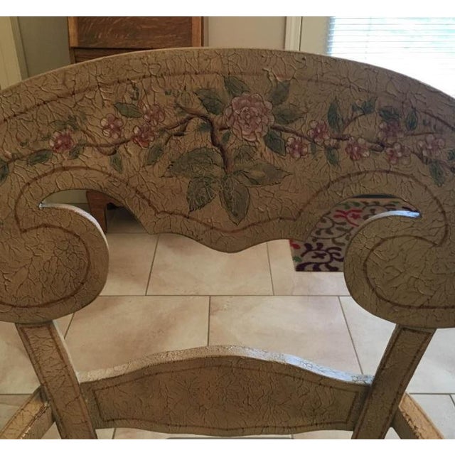 Vintage Pulaski Furniture Hand Painted Dining Set For Sale - Image 10 of 18