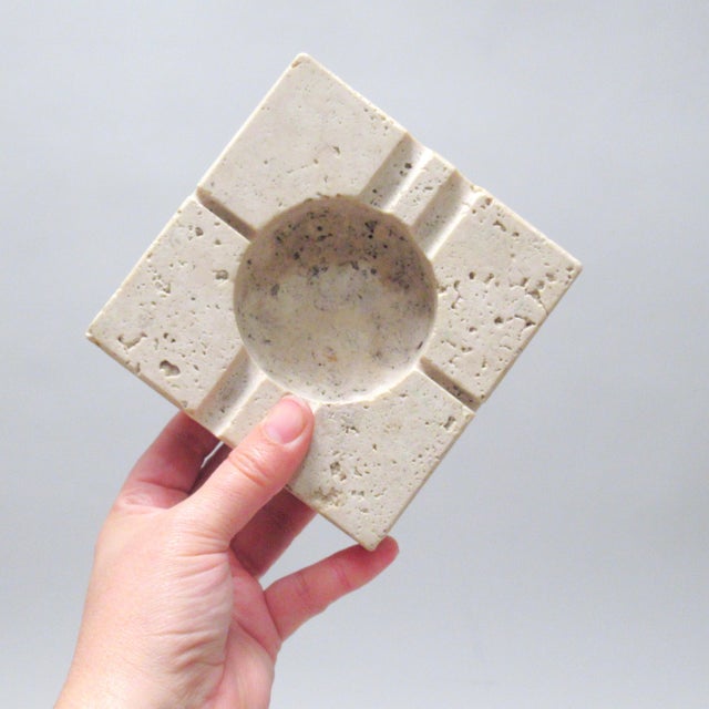 Travertine Ashtray by Fratelli Mannelli for Fratelli Mannelli, 1970 For Sale - Image 6 of 9