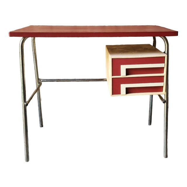 Desk with Drawers, 1960s For Sale