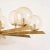 Early 21st Century Brass Sunburst Style Chandelier with Glass Globes For Sale In New York - Image 6 of 13