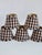 1990s Vintage Black & Linen Chandelier Shades- Set of 8 For Sale - Image 5 of 12