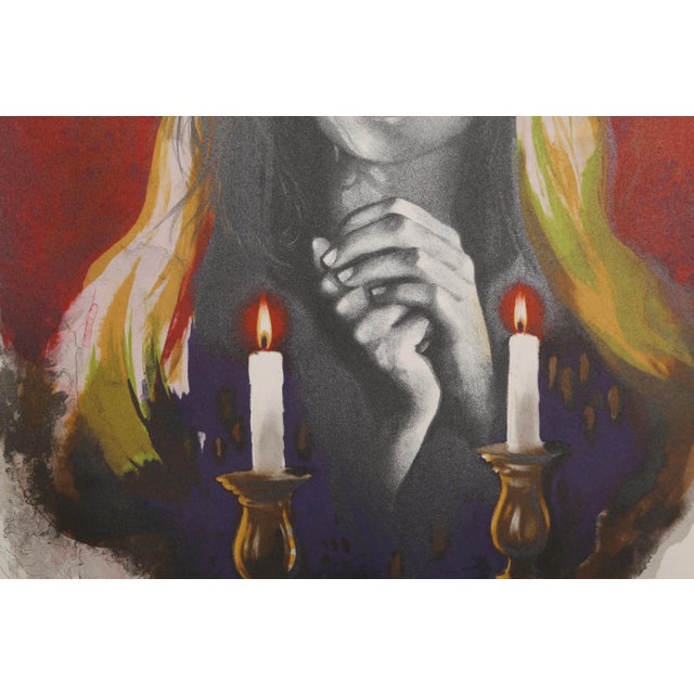 Shabbas Candles IV A, Sandu Liberman For Sale - Image 4 of 5