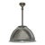 1 of 3 - Large Vintage Industrial Chic Holophane Pendant Light For Sale