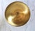 Metal Vintage Brass Bowl on a Italian Fine Marble Pedestal Base. For Sale - Image 7 of 8