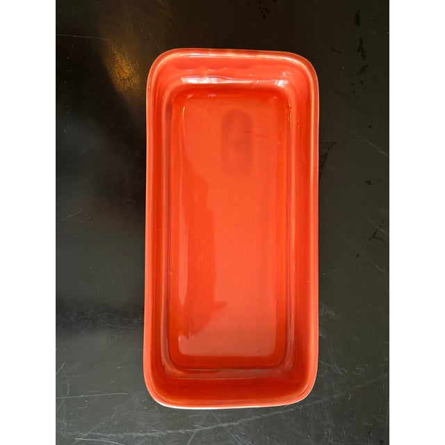Red Corail Service of Dishes and Plates by Niderviller, 1970s, Set of 24 For Sale - Image 8 of 16