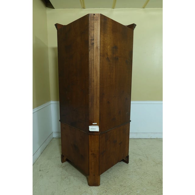 Wood Harden Chippendale Cherry Corner Cupboard For Sale - Image 7 of 11