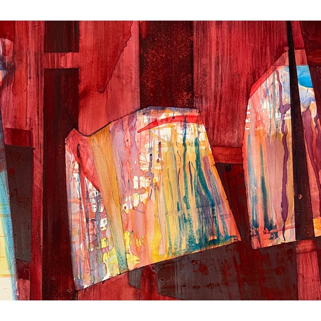 Modern 1980s Dot Galloway Modern Acrylic Painting For Sale - Image 3 of 7