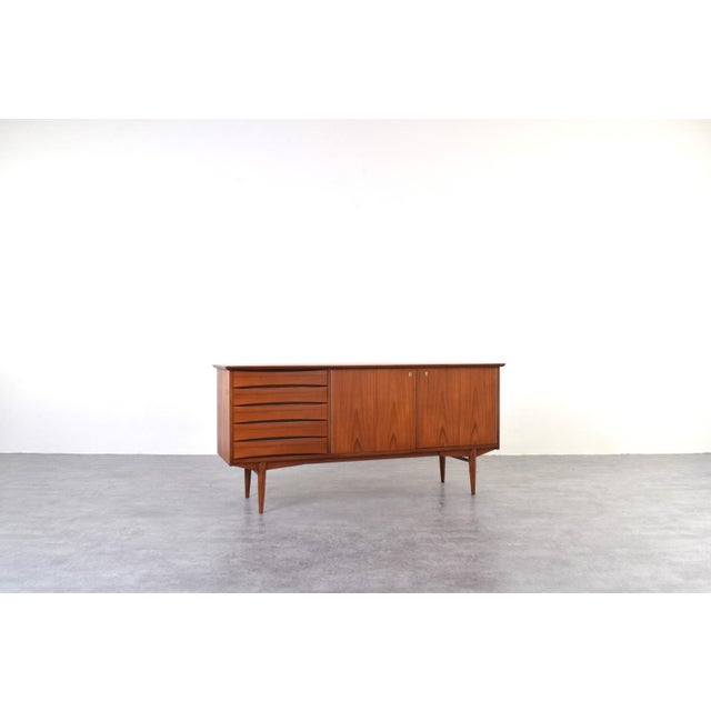 Contemporary Mid-Century Modern Teak Sideboard from Frederik Kayser, 1960s For Sale - Image 3 of 18