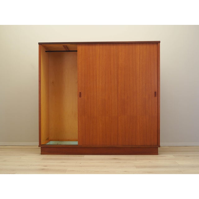 Danish Teak Wardrobe, 1960s For Sale - Image 4 of 18