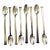 1935 Wallace Art Deco Pattern Vogue II Highball Cocktail Spoons, Set of 8 For Sale
