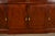 Baker Furniture Historic Charleston Georgian Inlaid Mahogany Breakfront Bookcase Cabinet For Sale - Image 10 of 17