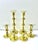 Vintage Baldwin Brass Candlesticks With Glass Bobeches, Set of 6 For Sale - Image 12 of 12