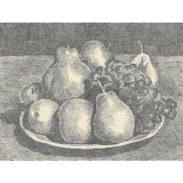 Giorgio Morandi, Still Life with Pears and Grapes, 1927-1957, Lithograph For Sale - Image 3 of 7