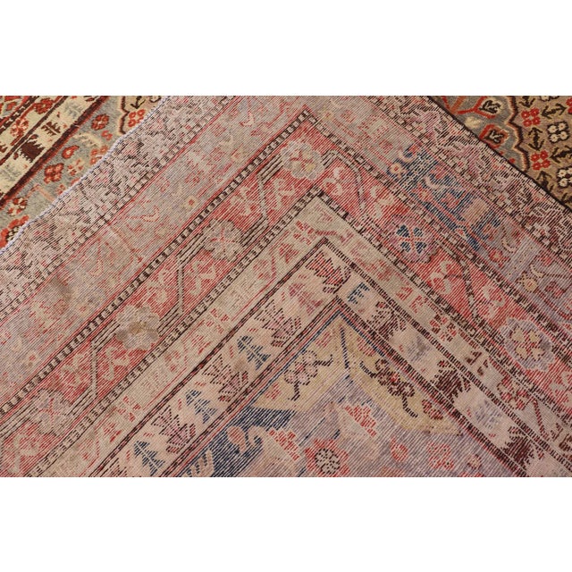 Large Antique Khotan Gallery Rug With Diamonds Design For Sale - Image 12 of 12