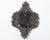 19th Century Spanish 19th Century Metal Wall Mirror with Rosettes, Foliage and Dark Patina For Sale - Image 5 of 12