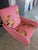The traditional design of these 1950’s style seats are upholstered with unexpected surreal images. The images of the...