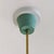 Mid 20th Century Italian Green Opaline Glass Pendant Light in the Manner of Stilnovo, 1950s For Sale - Image 5 of 6