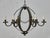 French French Wrought Iron Globe Chandelier with Six Scrolling Arms, Circa 1900 For Sale - Image 3 of 11