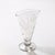 Art Deco Frosted and Transparent Glass Vase With Floral Relief Detailing For Sale - Image 4 of 12