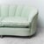 2 seater sofa. Green fabric upholstery. Wooden legs and frame. Good condition with signs of aging, as shown in the photos.