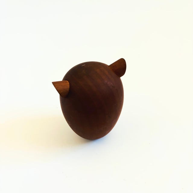 Mid 20th Century MCM Senshukai Wood Royal Pet - Horn Owl For Sale - Image 5 of 8