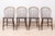 Rustic Antique Countryside Style Dining Chairs, 1890s, Set of 4 For Sale - Image 3 of 12