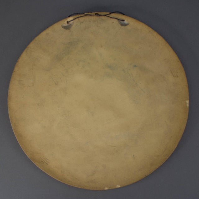 Terra Cotta Mid 20th Century Northwestern Terra Cotta Company Fine Ceramic Roundel Embossed Madonna and Child For Sale - Image 8 of 11