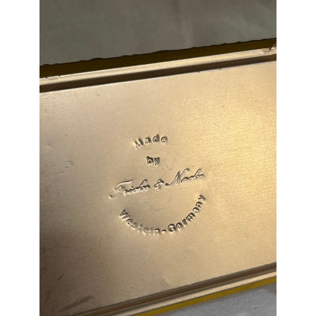 West-German Metal Keepsake Box | Chairish