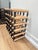 Late 20th Century Late 20th Century Modern Wood & Metal Grid Wine Rack | Holds 30 Bottles For Sale - Image 5 of 8