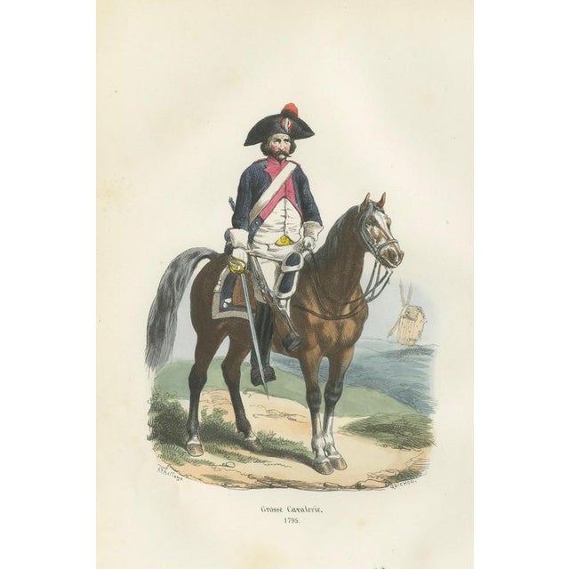 After Horace Vernet, French Heavy Cavalry, 1843, Paper For Sale - Image 6 of 10