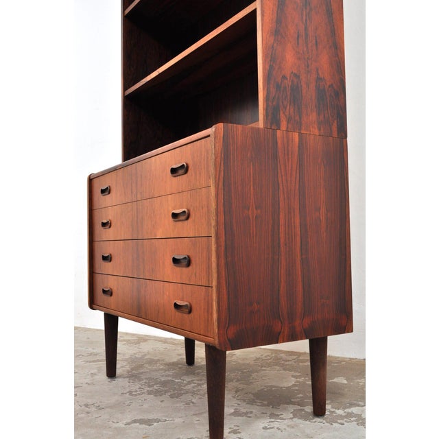 1960s Vintage Danish Rosewood Bookcase, 1960s For Sale - Image 5 of 13