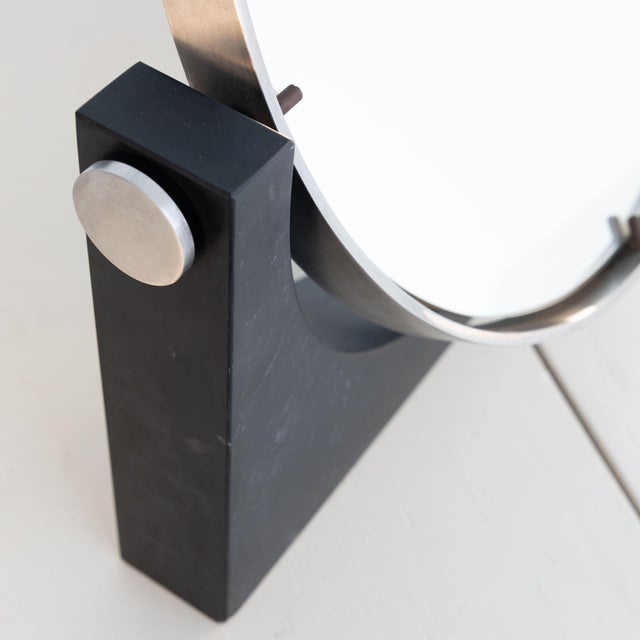 Slate Table Mirror by Angelo Mangiarotti, 1960 For Sale - Image 4 of 8