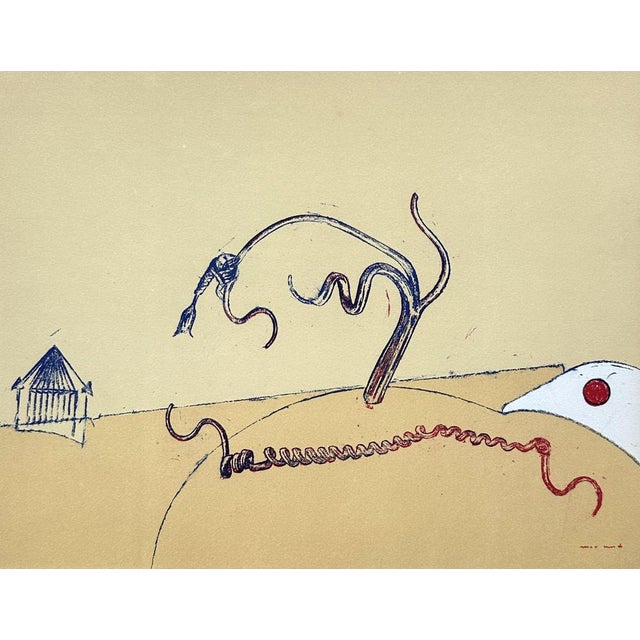 Max Ernst, Surrealist Landscape, 1973, Original Lithograph For Sale - Image 6 of 6