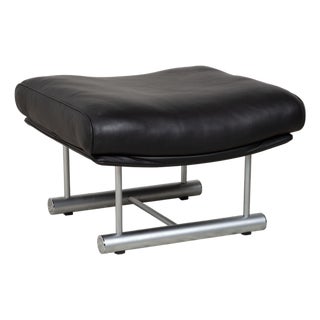 Model 6500 Ottoman in Leather from Rolf Benz For Sale