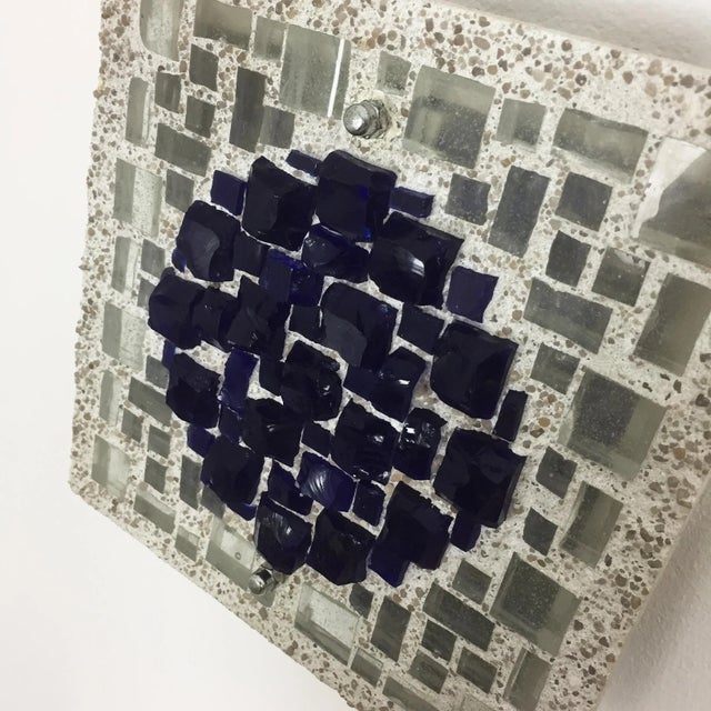 Concrete & Glass Wall Lights, 1970s, Set of 3 For Sale - Image 13 of 18