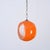 Orange Murano Glass Eclipse Pendant attributed to Nason for Mazzega, Italy, 1960s For Sale - Image 3 of 15