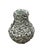 Italian Vintage Italian Hand-Crafted Encrusted Floral Ceramic Vase For Sale - Image 3 of 12