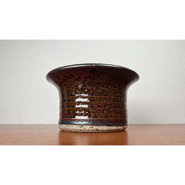 Mid-Century Modern Danish Studio Pottery Bowl by Erik Askholm, 1960s For Sale - Image 17 of 17