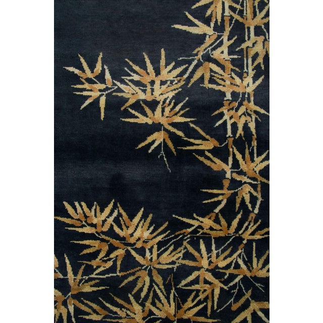 Rug & Kilim Contemporary Chinese Deco Style Bamboo Wool Rug by Rug & Kilim For Sale - Image 4 of 8