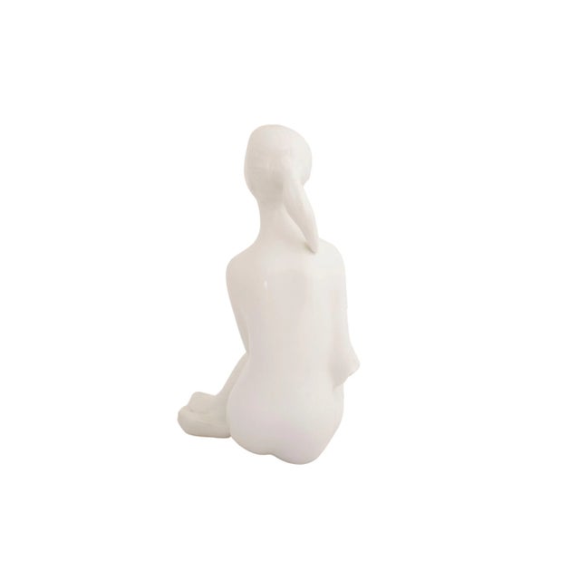 Figurative Czech Porcelain Female Figure For Sale - Image 3 of 6